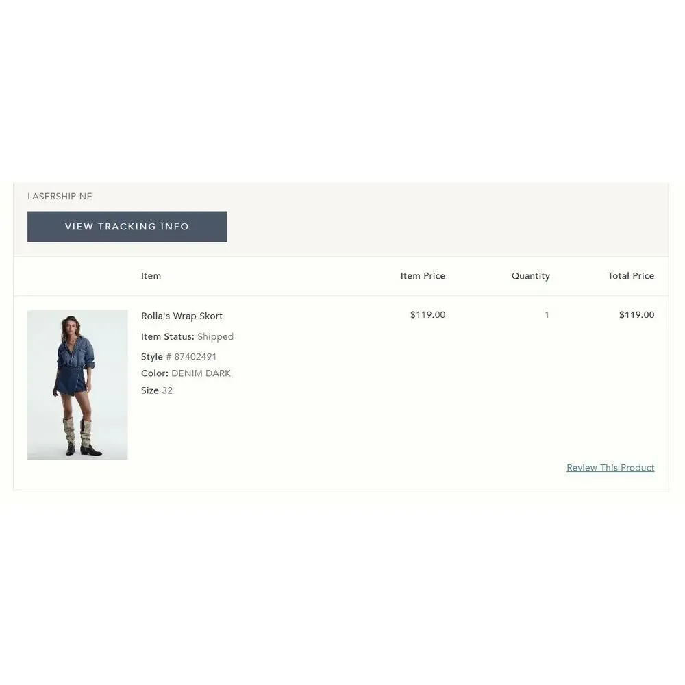 Anthropologie Rolla's Wrap Skort - Size 32 - Picture 6 of 7